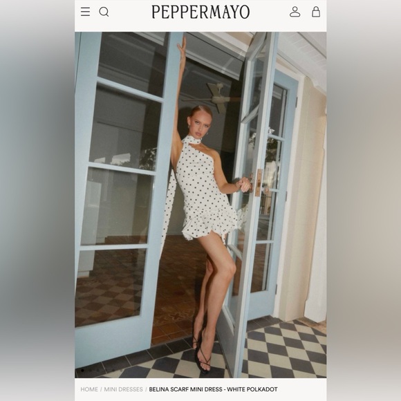 Peppermayo Dresses & Skirts - Peppermayo Belina scarf mini dress